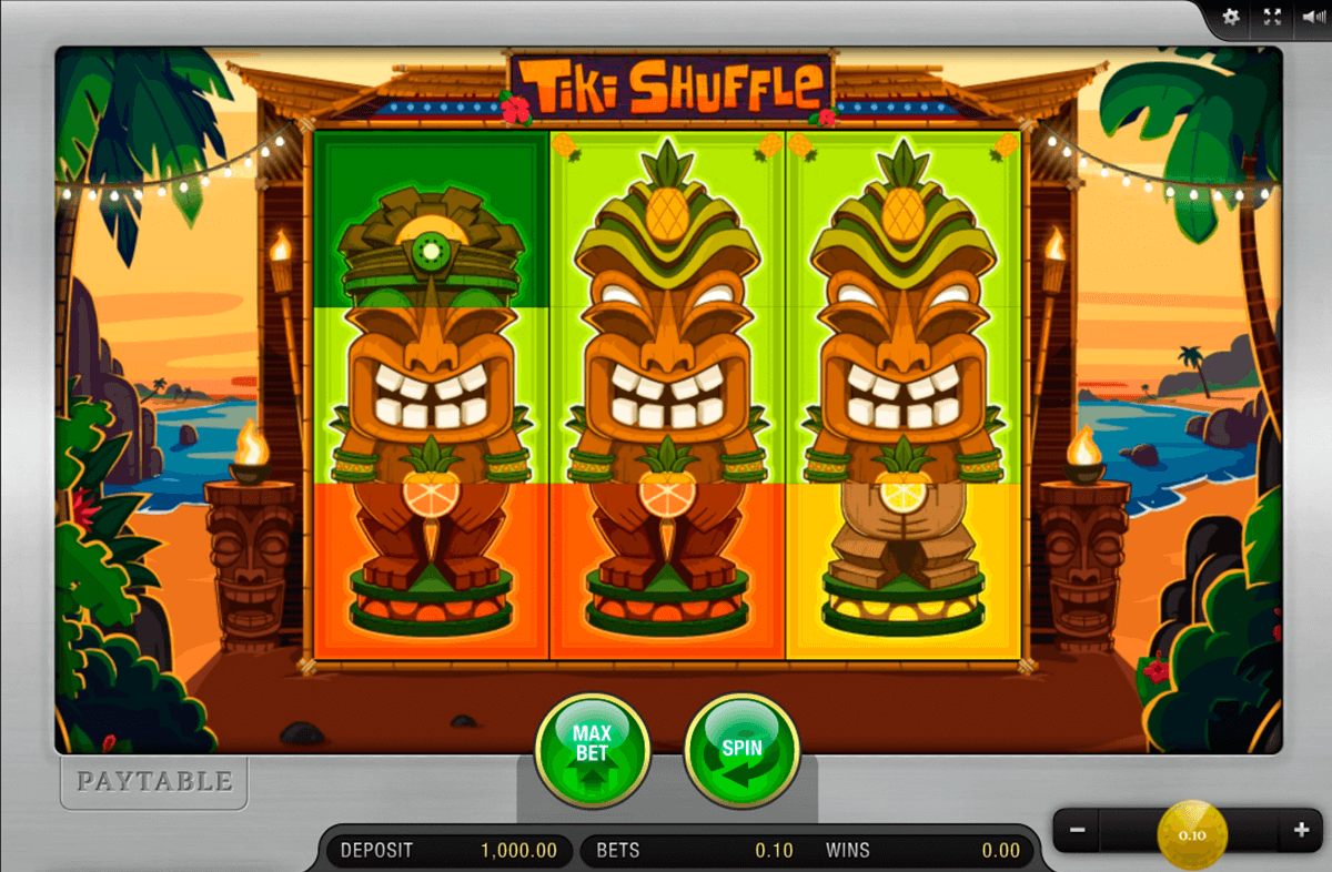 Tiki slot machine